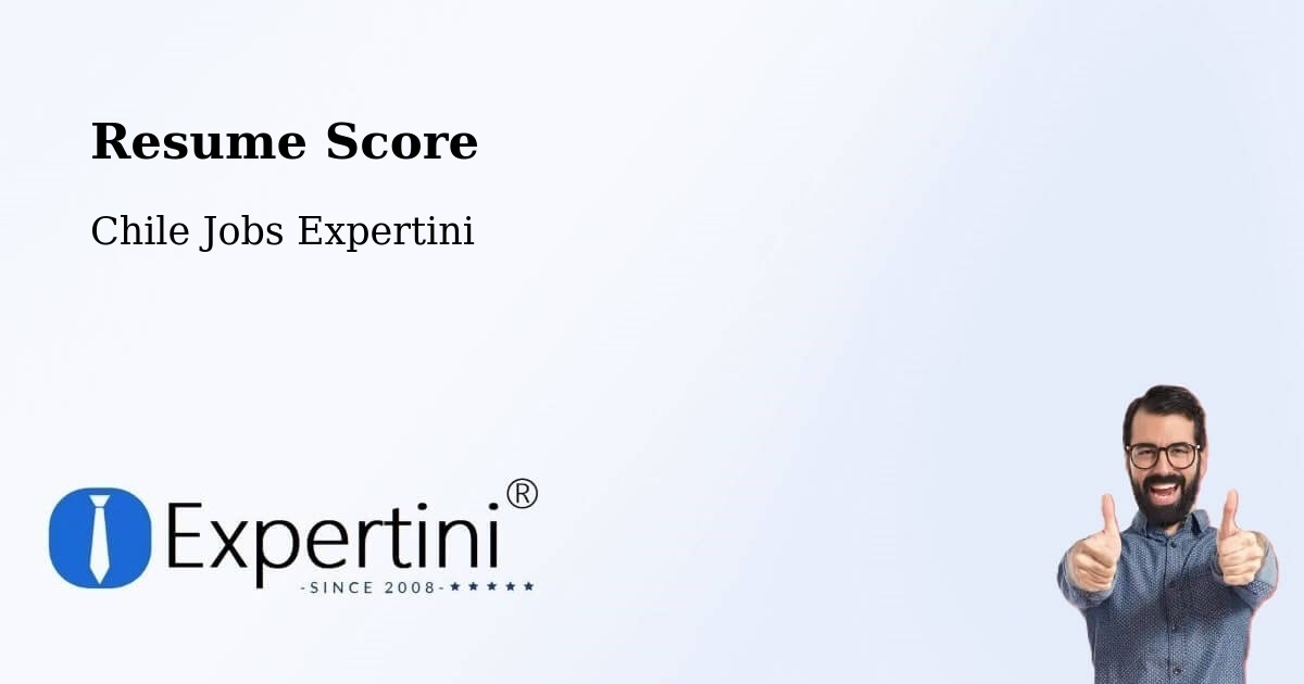 Resume Score & Job Description Match Tool – Quilaco - Chile Jobs Expertini